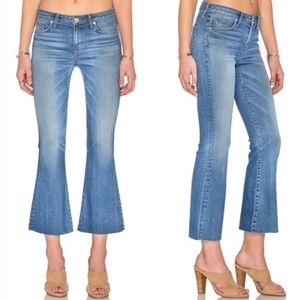 Hudson Midrise Cropped Mia 5 Pkt Flare Jeans